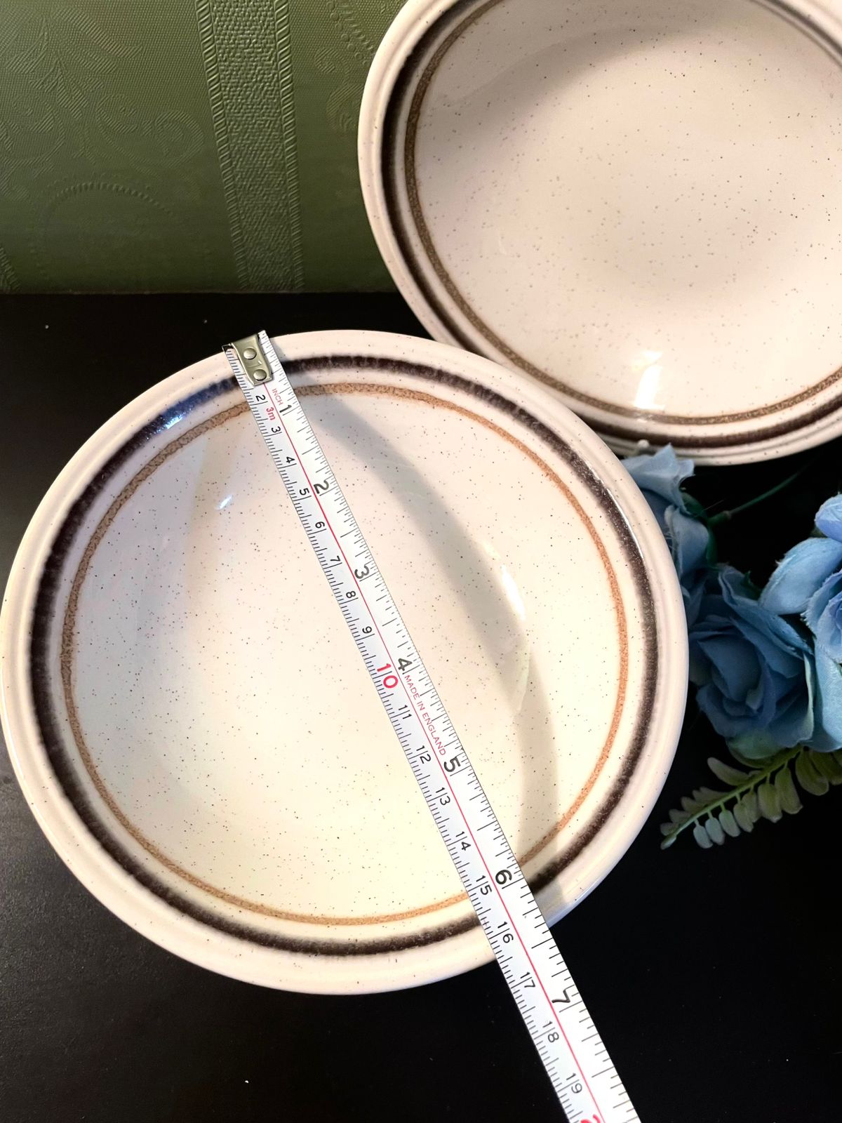 Biltons England Speckled Stoneware Bowls Set of 6