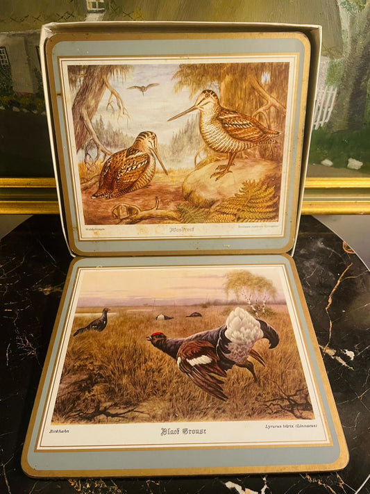 Set of 6 ,Vintage Pimpernel Game Birds Traditional Placemats-