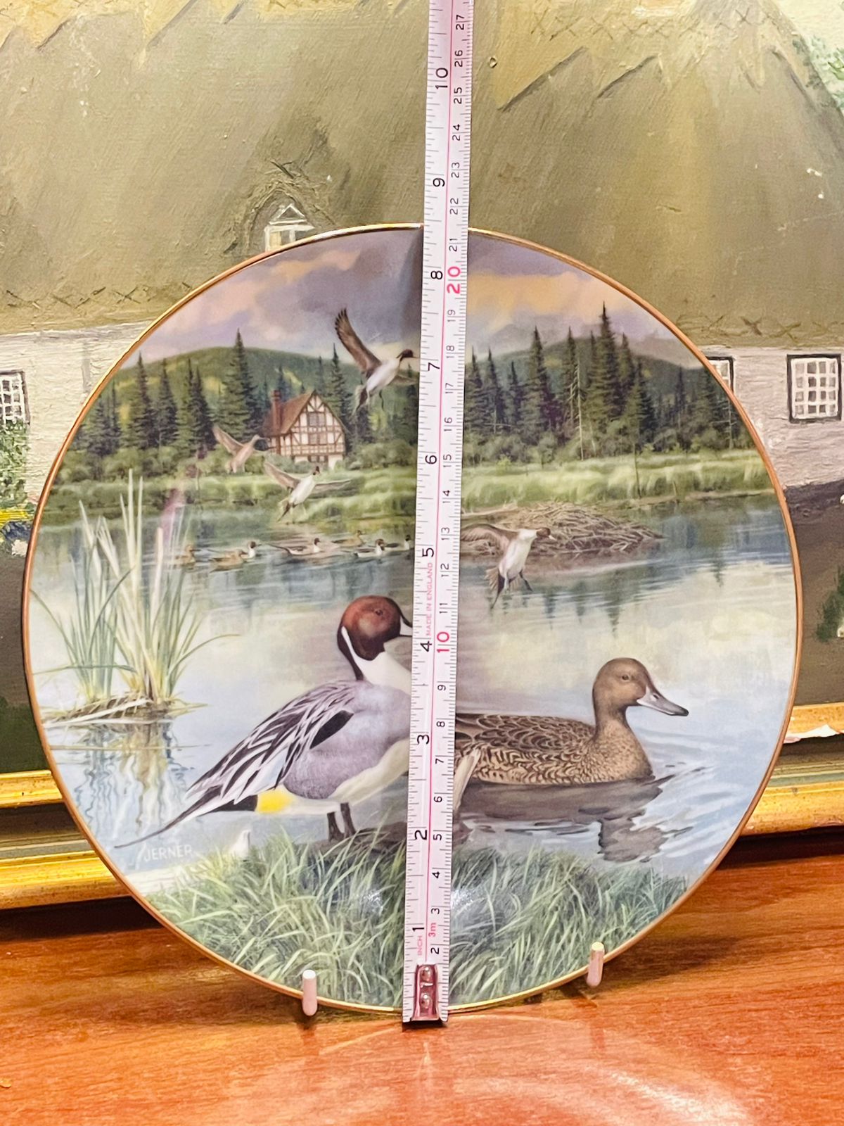 1986 Knowles “The Pintail” Wall Plate – Bart Jerner Collectible Art