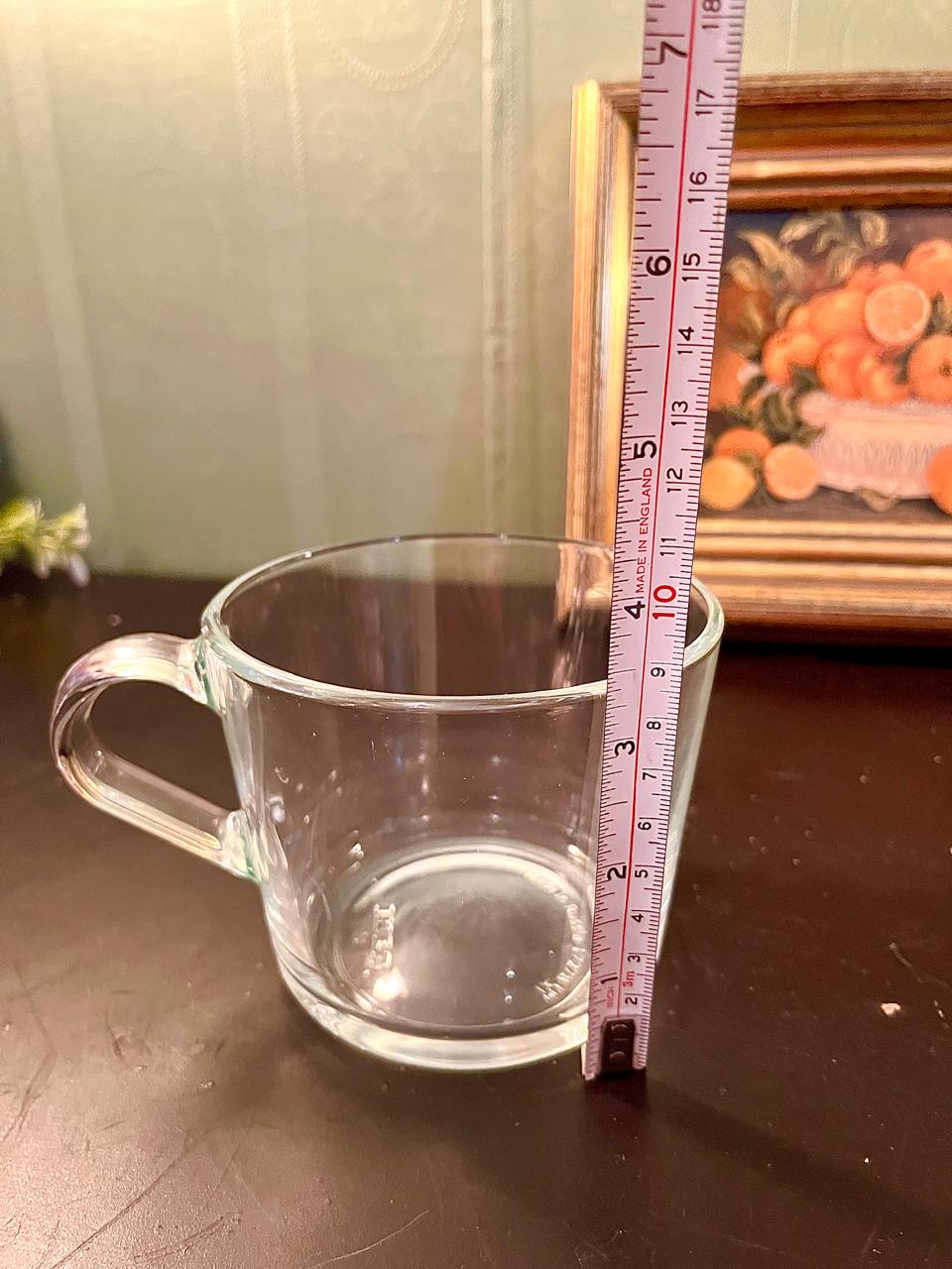 Vintage IKEA Clear Glass Soup  Mug – 4 Inch