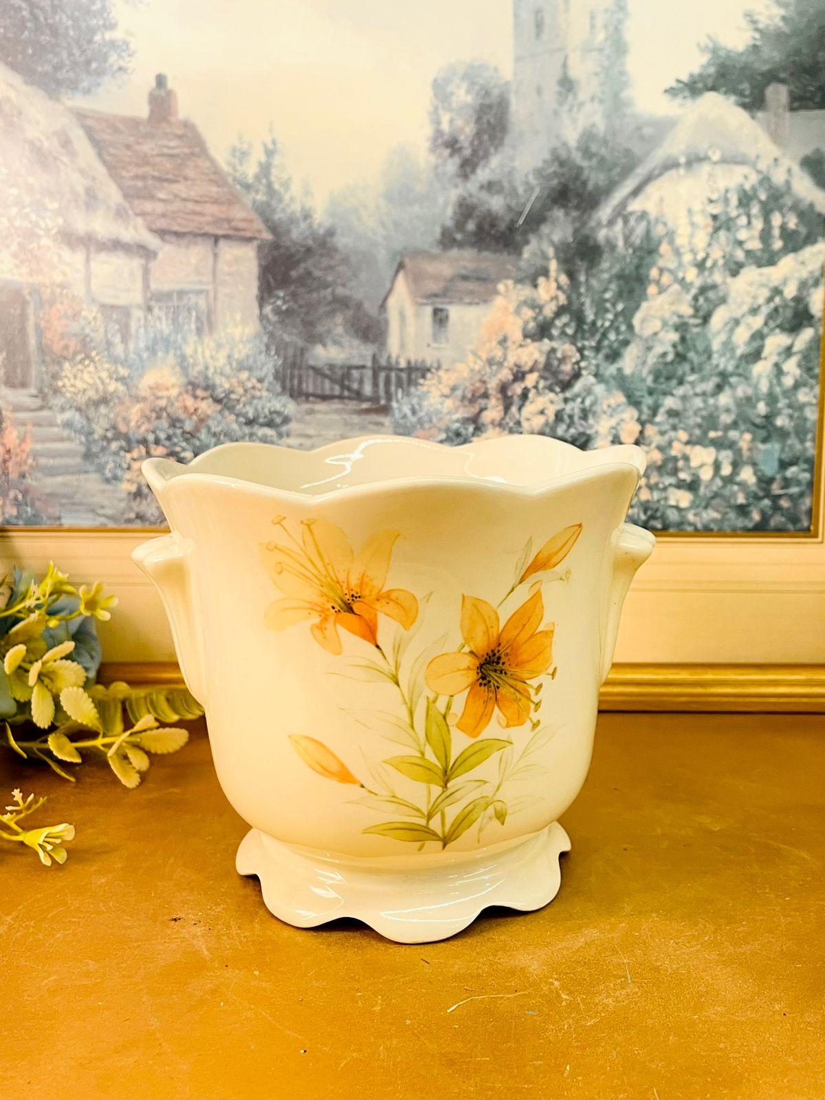 St. Michael Floral Ceramic Planter Pot Made in England – SUNSET KITCHEN