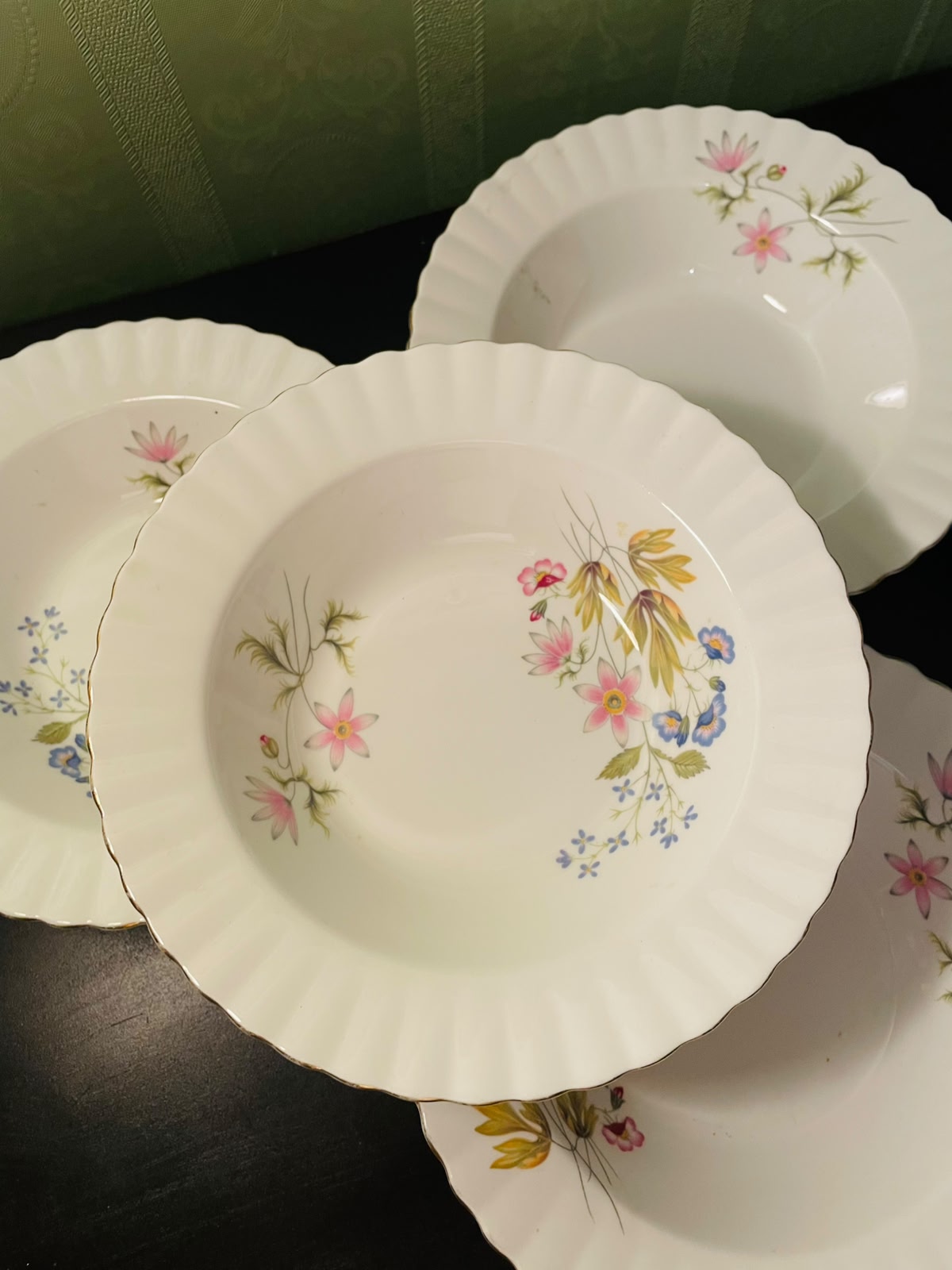 Richmond Wild Anemone Bone China Bowls Set of 4