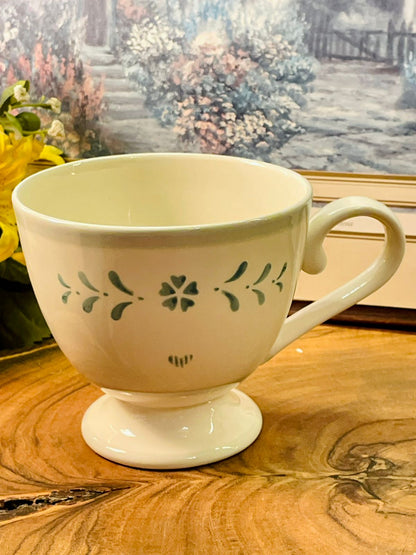 Vintage Maruhon Ware Pedestal Cup – Hand Painted Japan