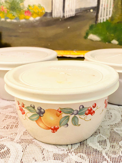 Corelle Coordinates Stoneware Bowls with Lid