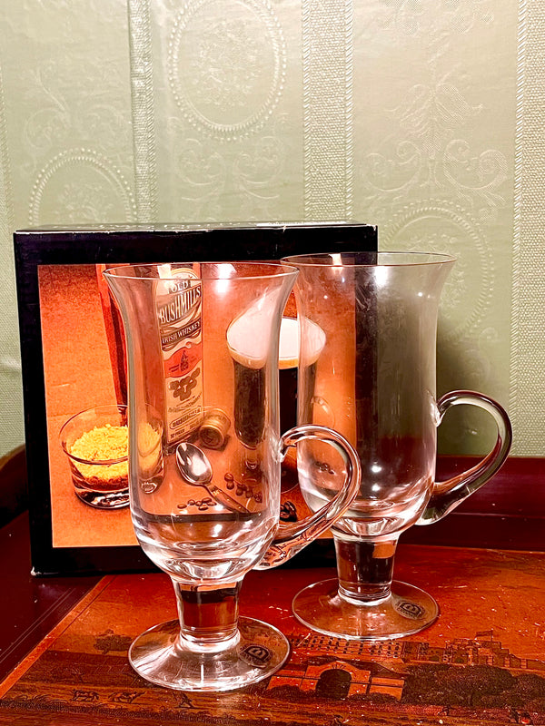 Boxed Irish Coffee Glasses Set of 2