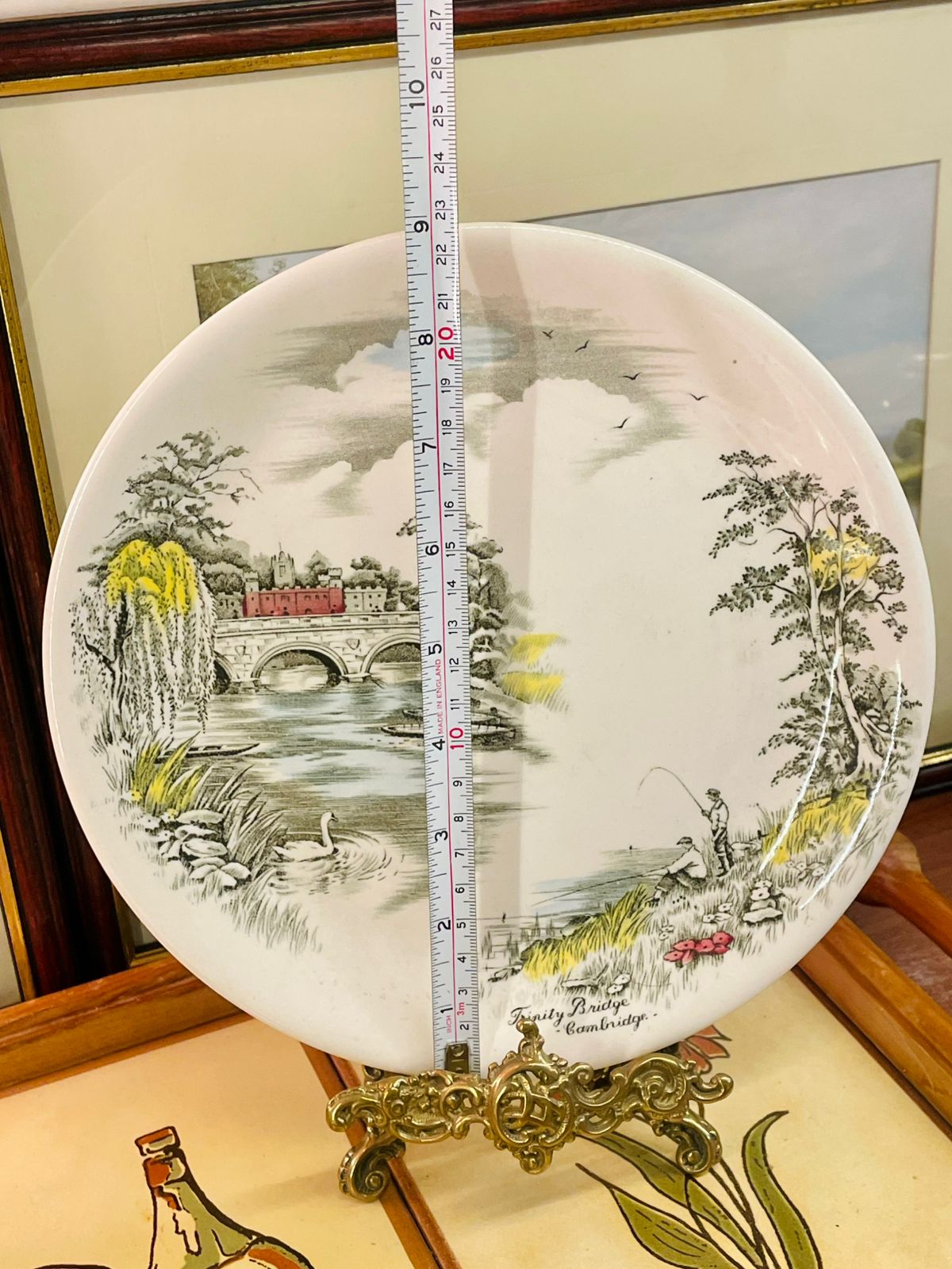 Alfred Meakin “Trinity Bridge Cambridge” English Bridges Plate