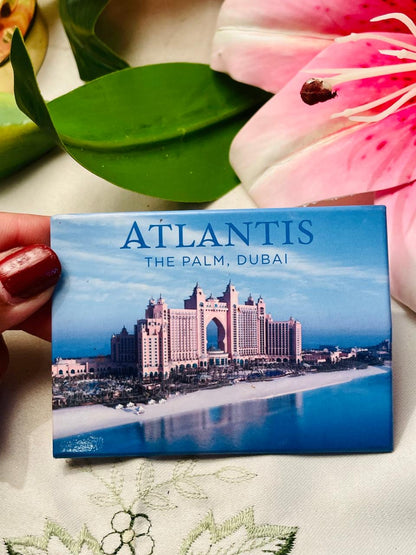 Fridge Magnet Atlantis The Palm Dubai Souvenir Decor 10cm