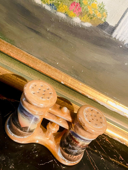 Vintage Novelty Souvenir of Southend — Ceramic Cruet Set