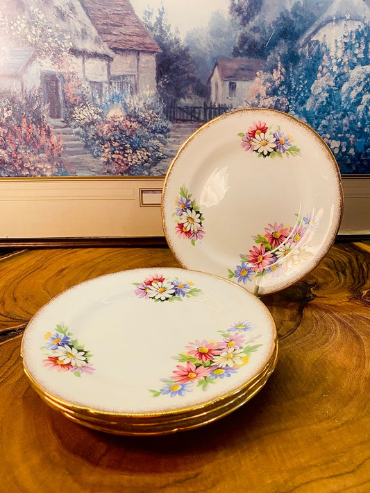Islington China Floral Bone China Plates Set of 4