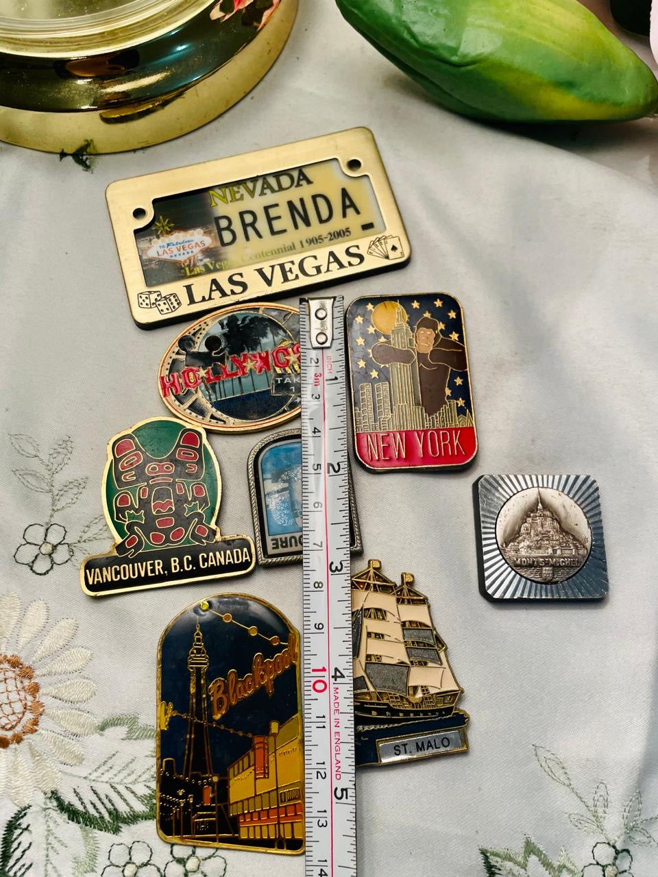 Travel Souvenir Magnet Set of 8