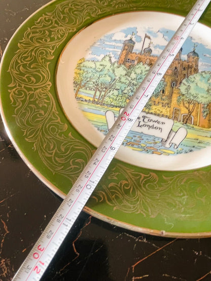 Vintage “The Tower of London” Large Collector Plate 11 in– Fine Bone China, England