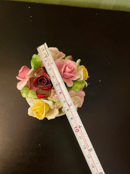 Royal Doulton Bone China Rose Posy Ornament 3 Inch