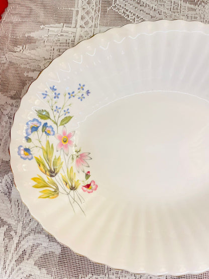 Richmond Wild Anemone Bone China Vintage Serving Bowl