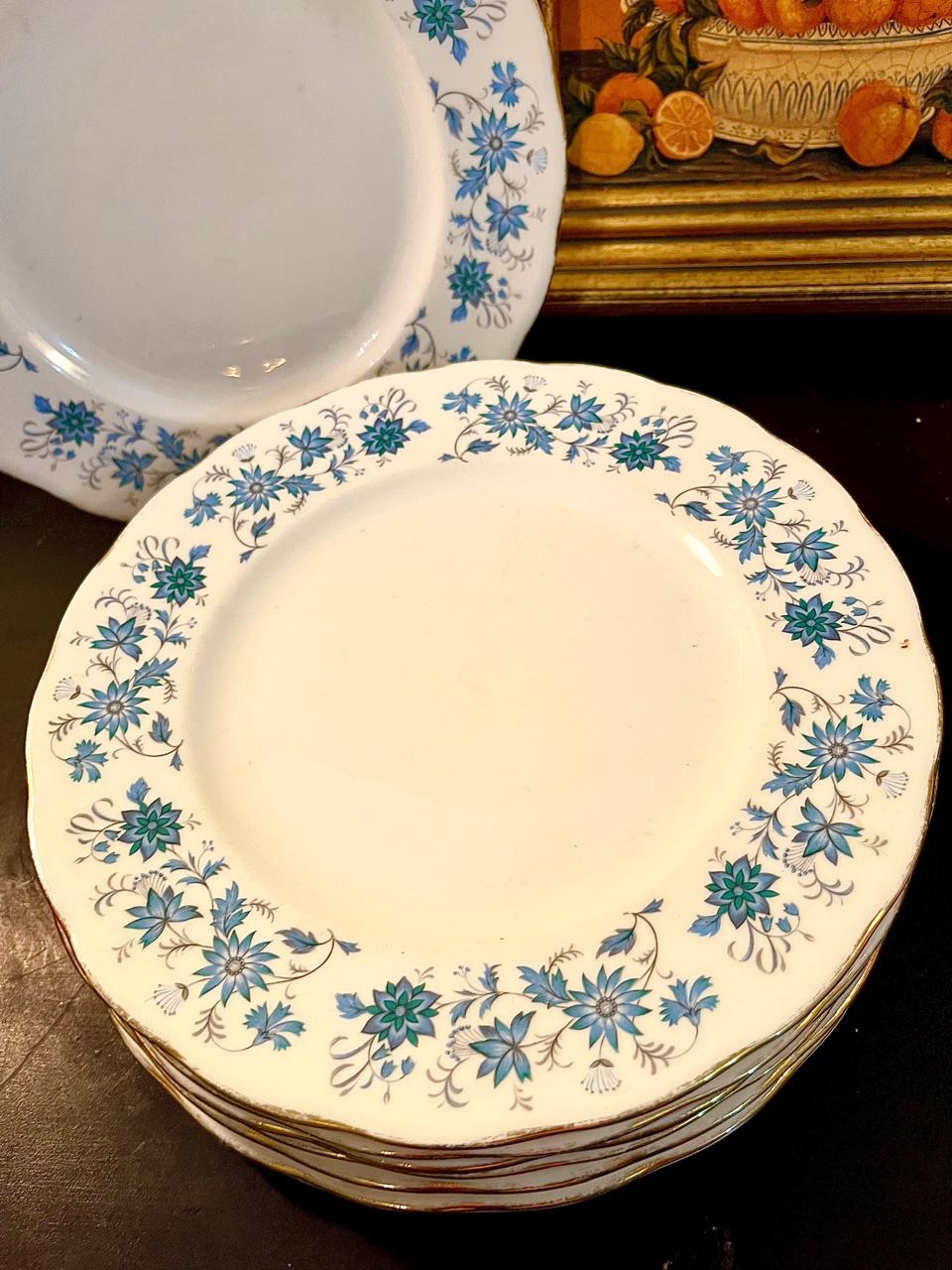 Colclough Bone China Salad Plates Set of 8 – 8 Inch England