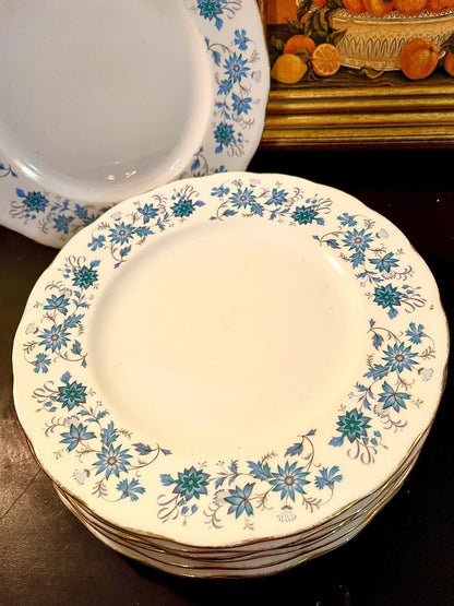 Colclough Bone China Salad Plates Set of 8 – 8 Inch England