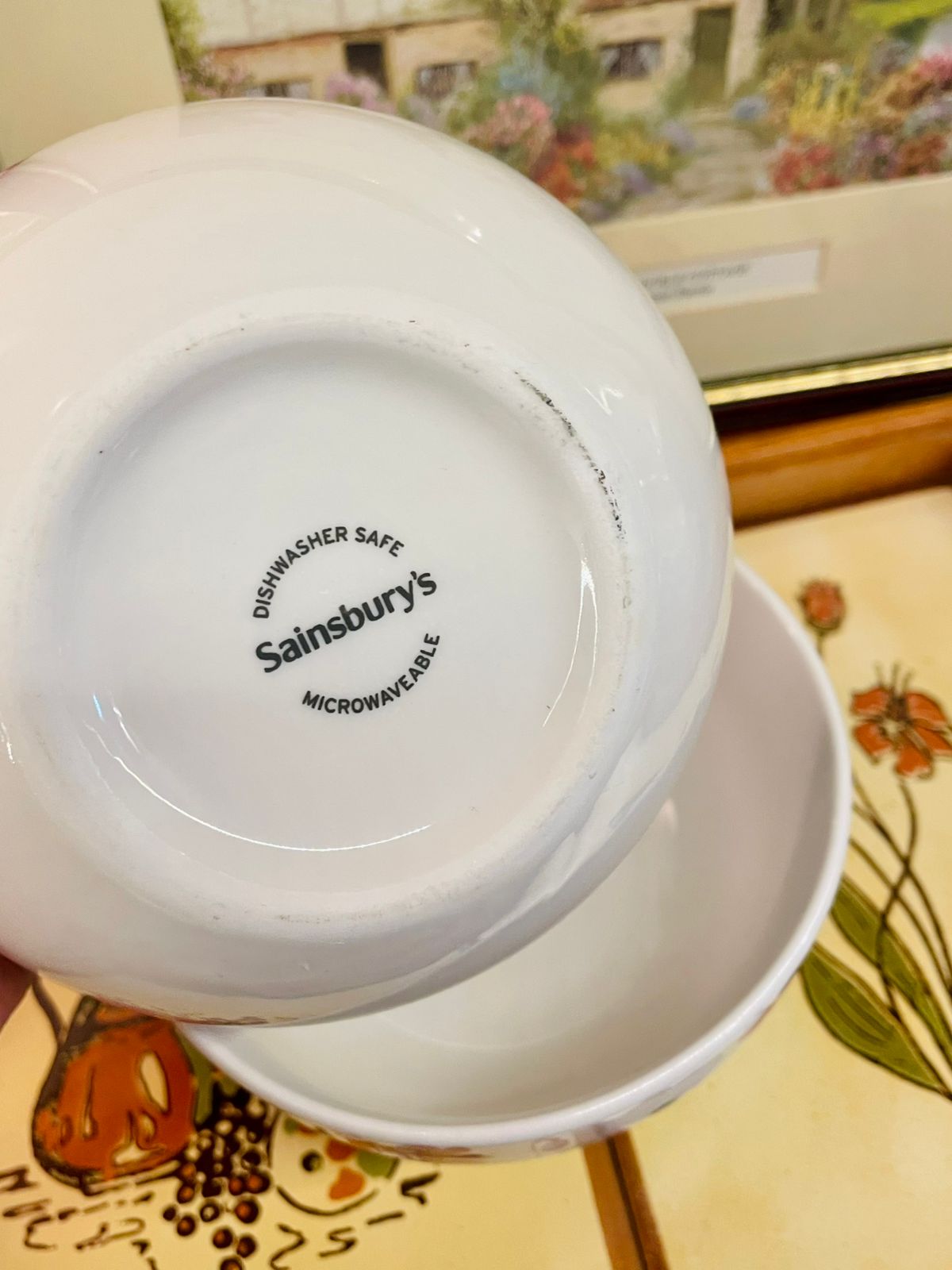 Sainsbury’s Floral Deep Cereal Bowl – Vintage Cottage-Style