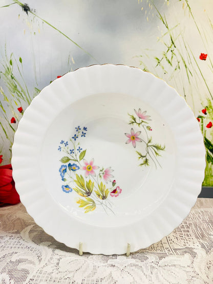 Richmond Wild Anemone Bone China Vintage  Deep Plate Set of 4