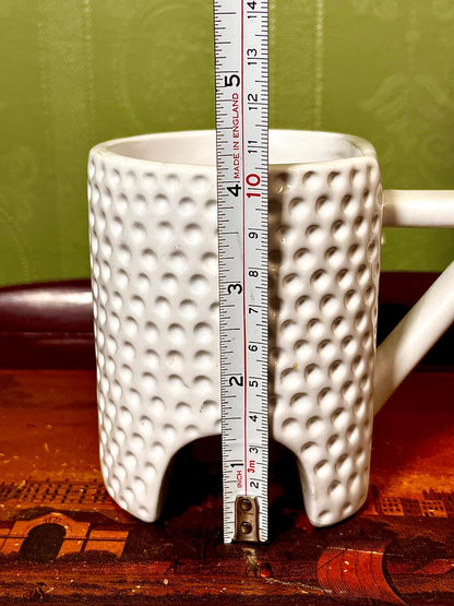 Gadgets & More White Textured Novelty Mug – 4.5"