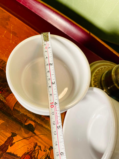 White Oven-Safe Ramekin Set – 3 Pieces, 10 cm