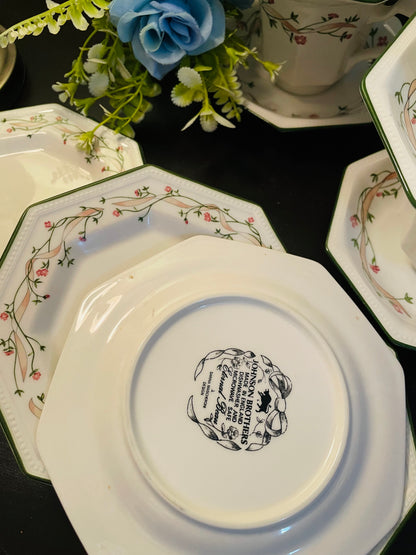 Johnson Bros Eternal Beau Tea Set For Six Persons