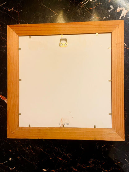 Pressed Leaves Frame Art – Minimal Botanical Wall Decor