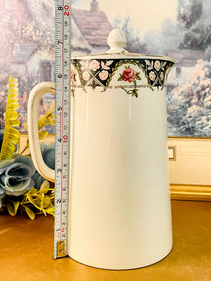 Wedgwood England Vintage Floral Jug Bone China