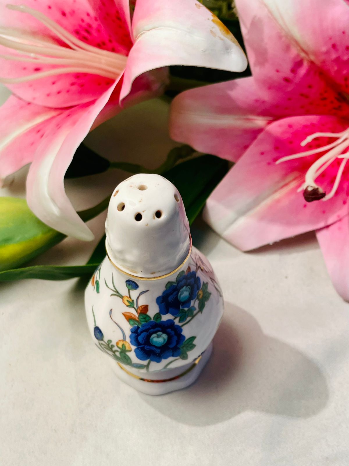Aynsley Fine Bone China Floral Condiment Shaker 10cm