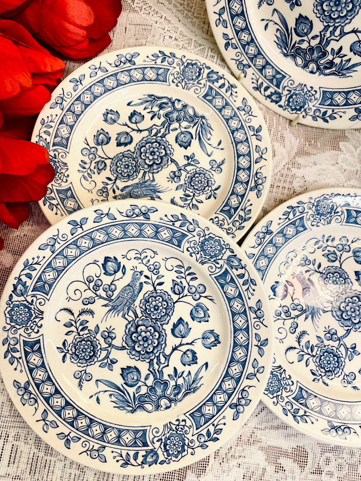 Broadhurst Nankin Blue Quarter Plates