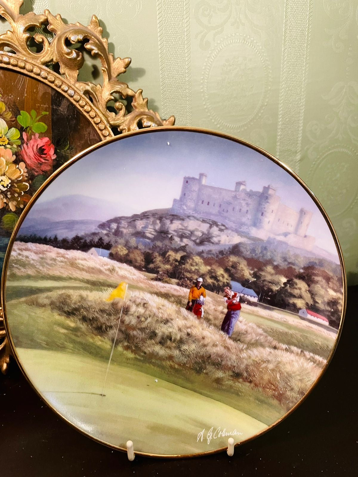 The 14th at Royal St. Davids Golf Course Porcelain Decor Plate – A.G. Hobson