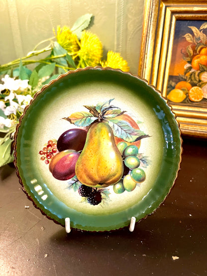 Mayfair Staffordshire England Fruit Decorative Plate 5 Inch