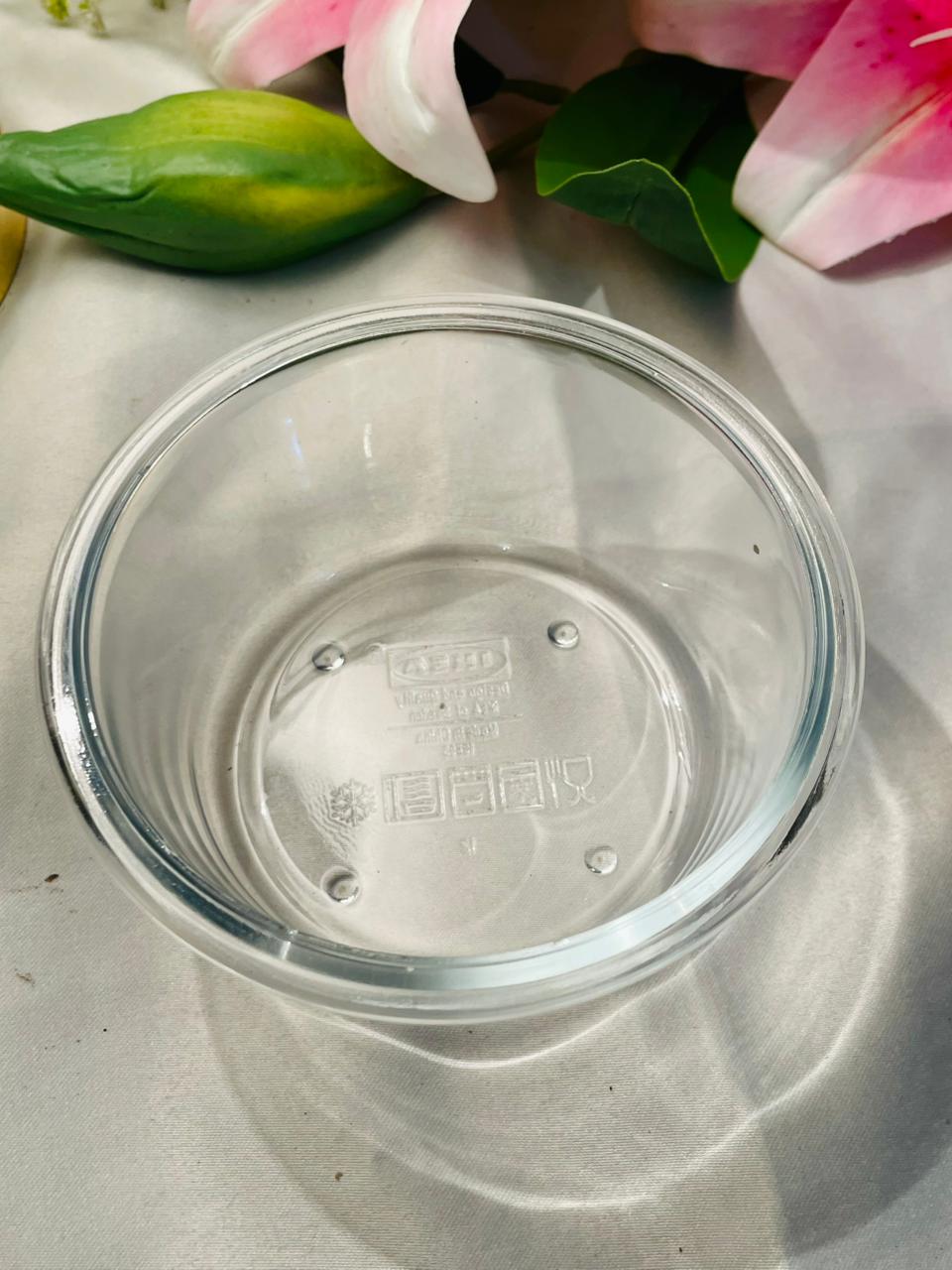 IKEA Oven-Safe Clear Crystal Round Baking Dish 4.75 in
