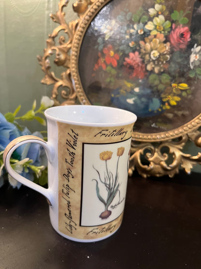 Botanical Tulip Porcelain Mug