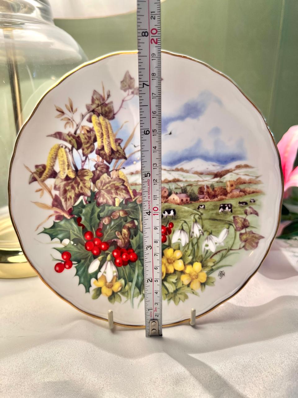 Royal Albert Winter Scene Wall Plate – 8 Inch