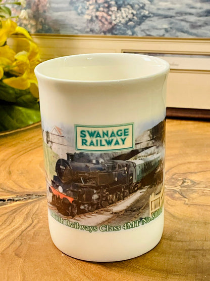 Swanage Railway Steam Train Mug | British Railway Collectible Cup