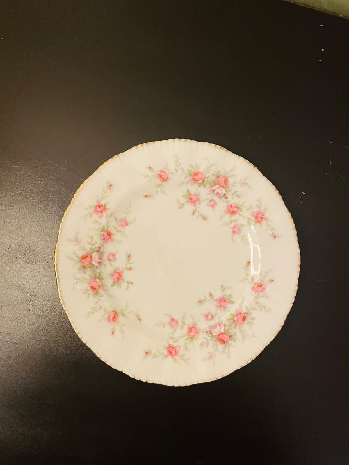 Paragon Victoriana Rose Bone China Plate England