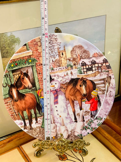 Wedgwood “The Christmas Snowman” Ltd Edition Plate – 1999