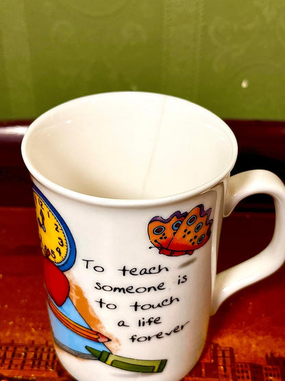 History & Heraldry “A Special Teacher” Bone China Mug – 4"