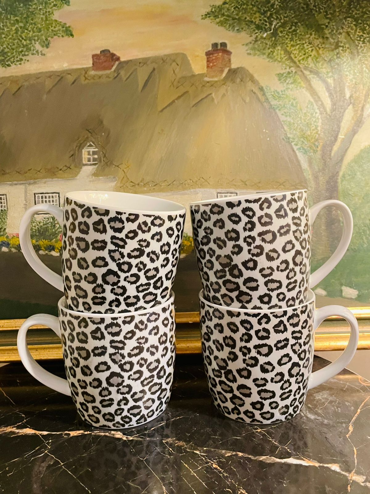 Set of 4 Tea mugs, Coffee mugs, Oven Safe, ceramic , England