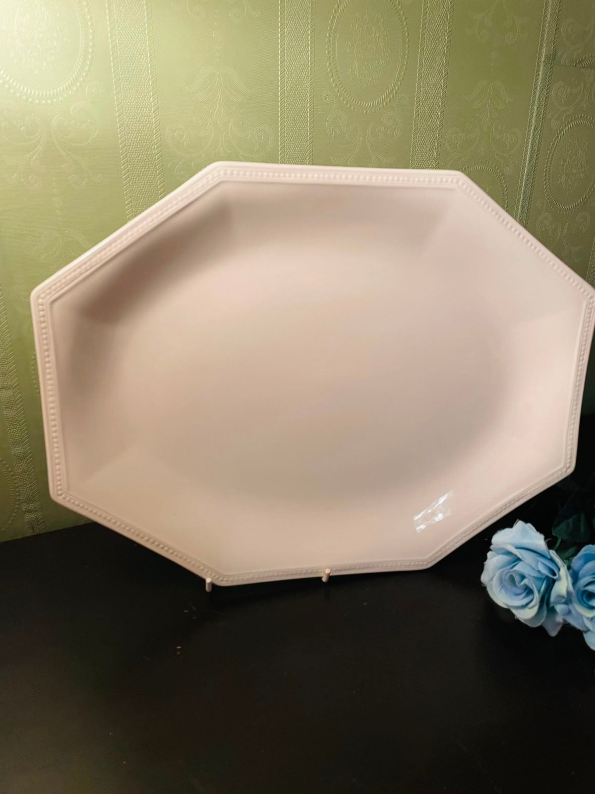 Johnson Bros Heritage White Octagonal Serving Platter