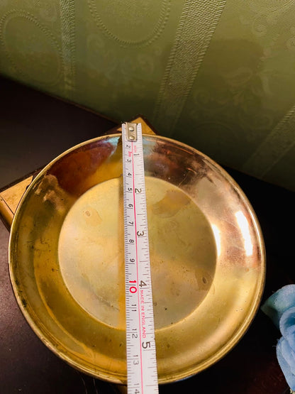 Vintage Brass Wall Sconce Candle Holder 5 Inch
