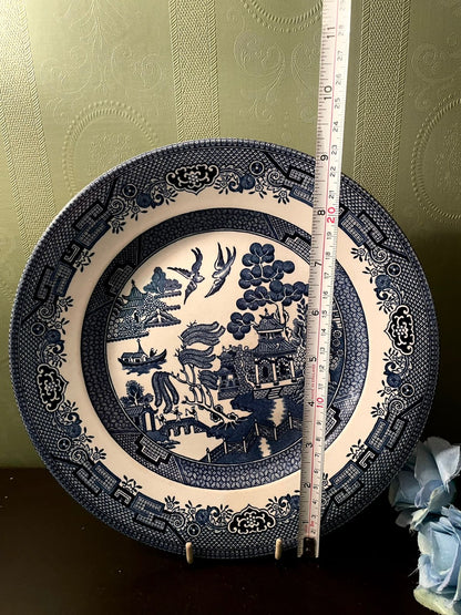 Churchill England Willow Blue Decorative Plate 9 Inch