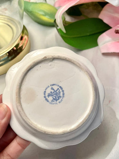 Holland Delft Blue Hand-Painted Decorative Dish 4 in