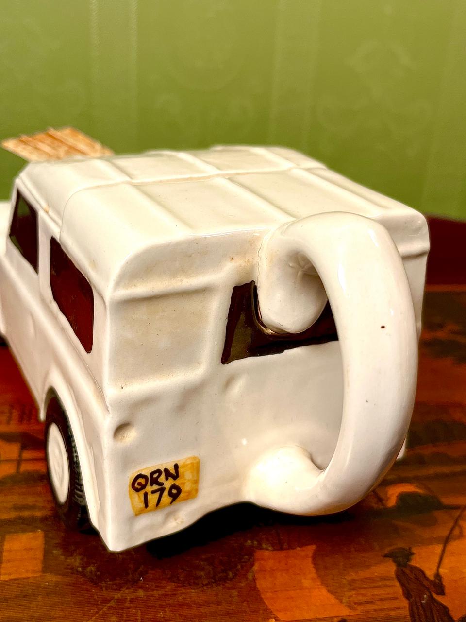 Vintage Camper Van Ceramic Teapot | 5 Inch Collectible Novelty Teapot