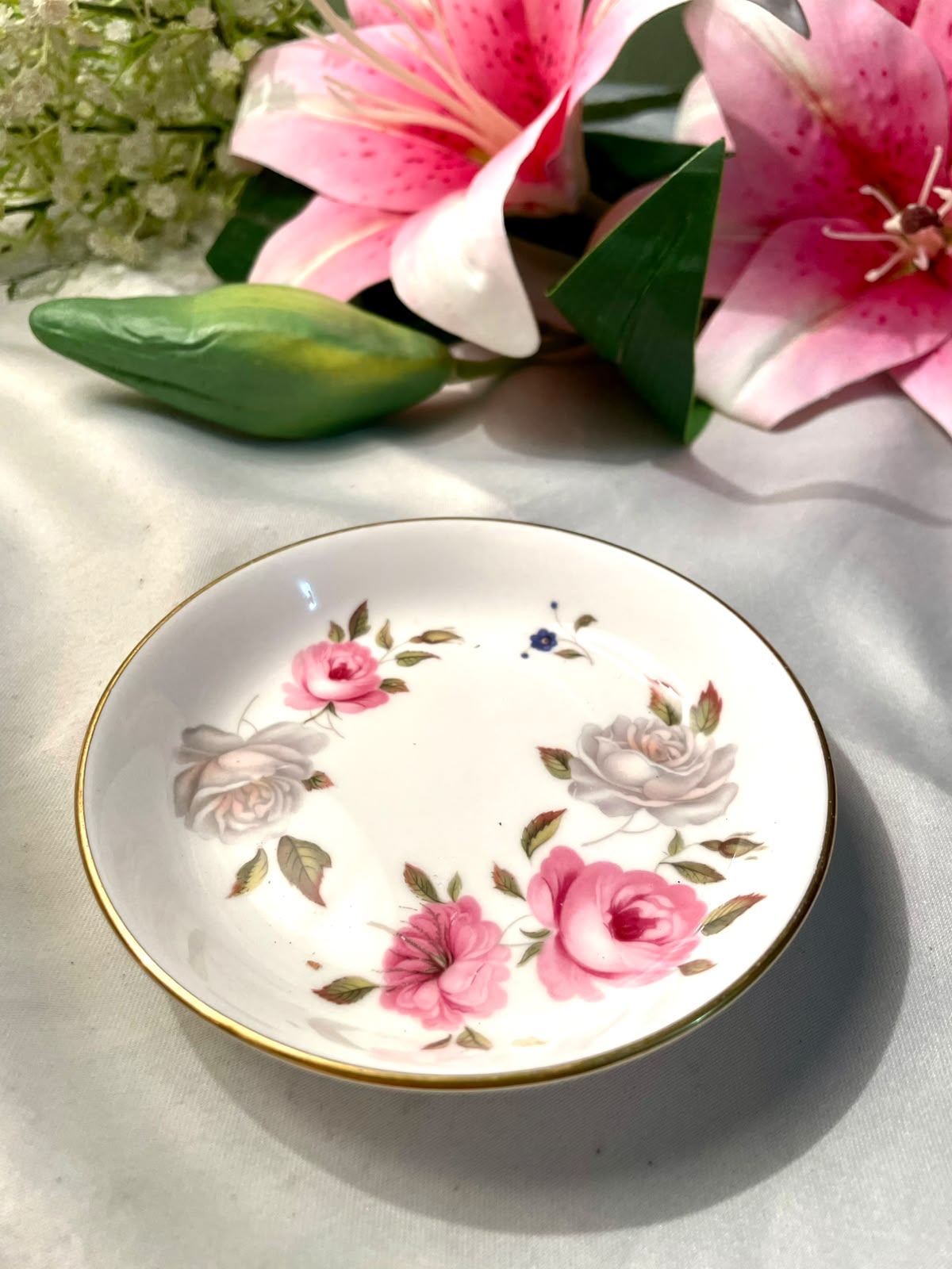 Royal Worcester Marissa Fine Bone China Trinket Dish – 4 in