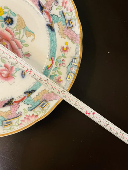 Vintage Copeland Chinese Floral Plate 10" England