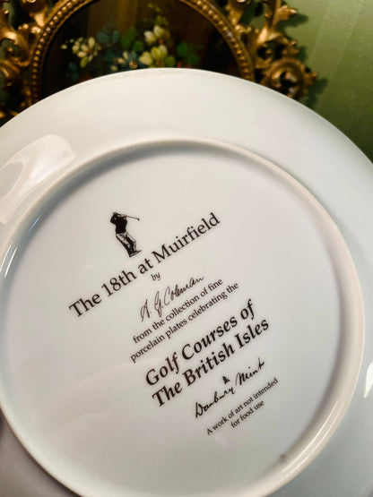 The 18th at Muirfield Golf Course Porcelain Decor Plate – A.G. Hobson