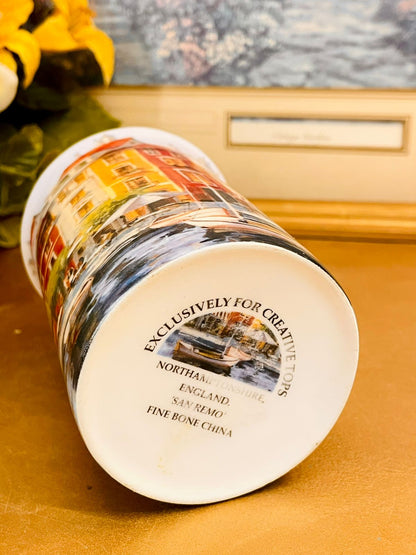 San Remo Fine Bone China Vintage Harbour Mug