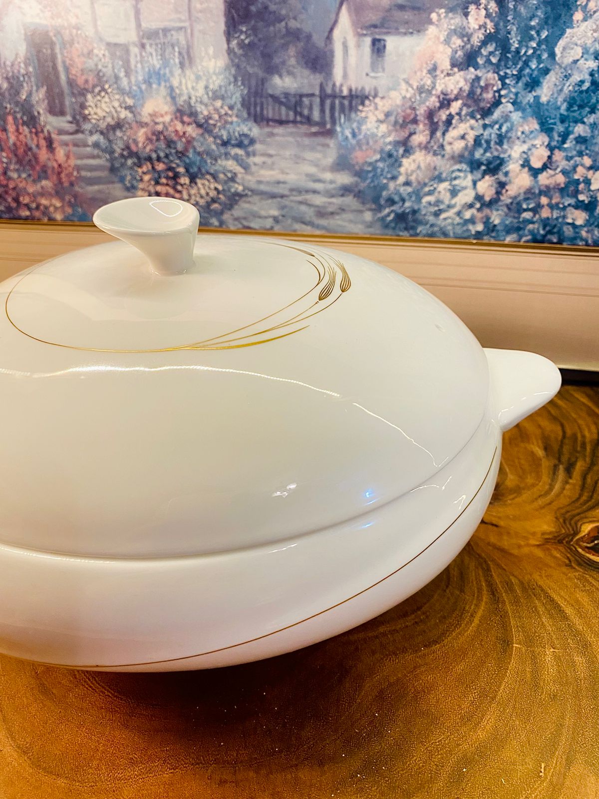 Wedgwood Serenity Bone China Covered Serving Bowl