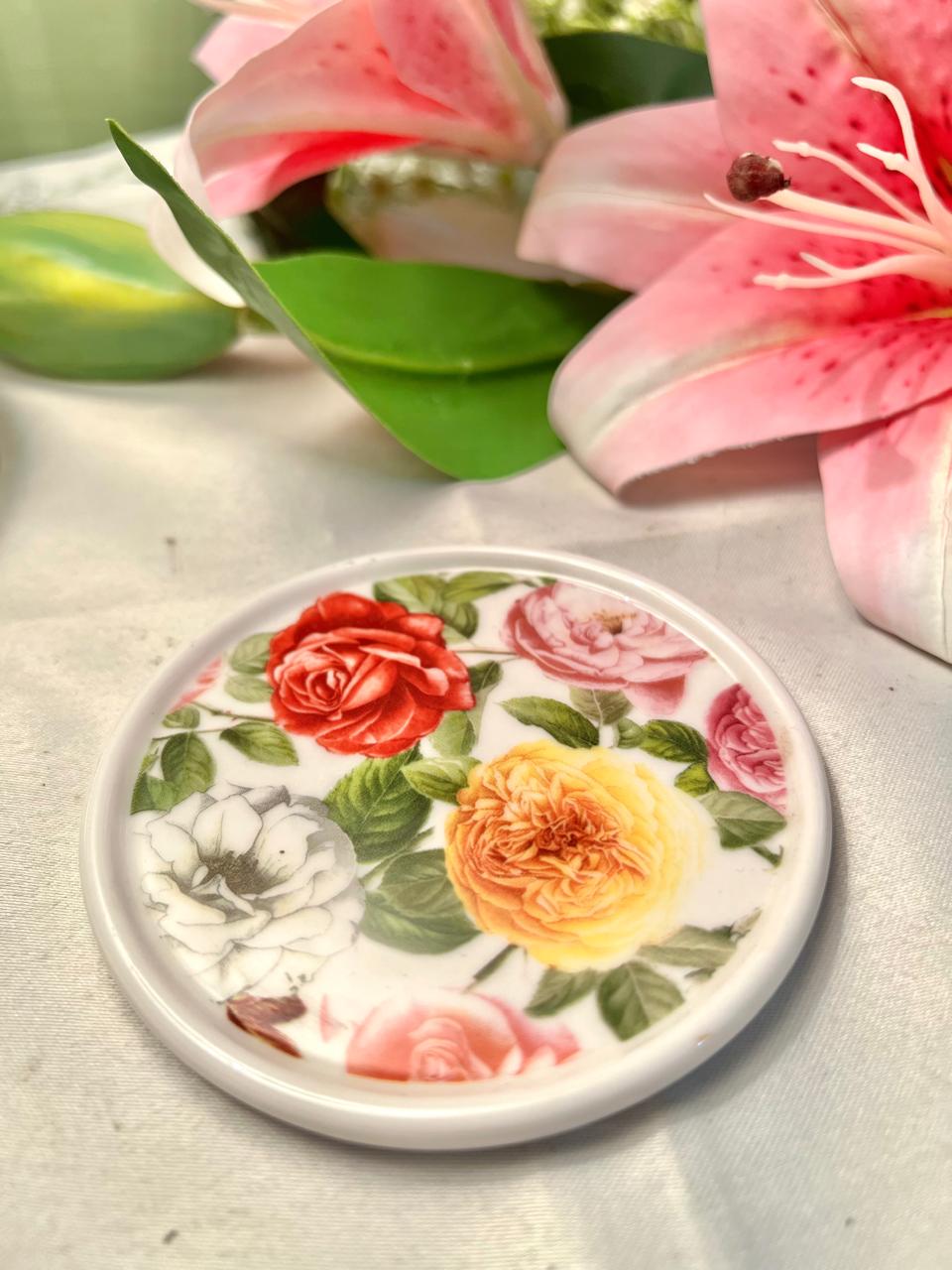 Portmeirion Up the Garden Path Floral Decorative Plate 10 cm
