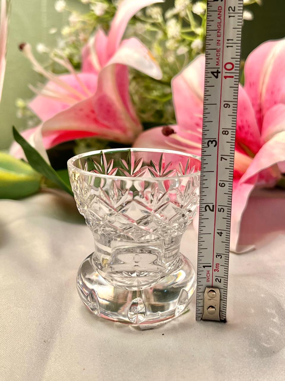 Clear Cut Crystal Mini Vase – Approx. 2.5 Inch